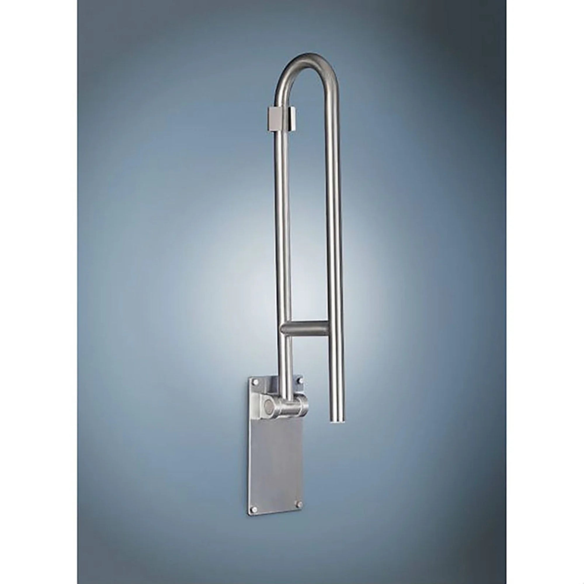Moen 30 in. X 1-1/4 in. Flip-up Screw Grab Bar - Peened Stainless Steel