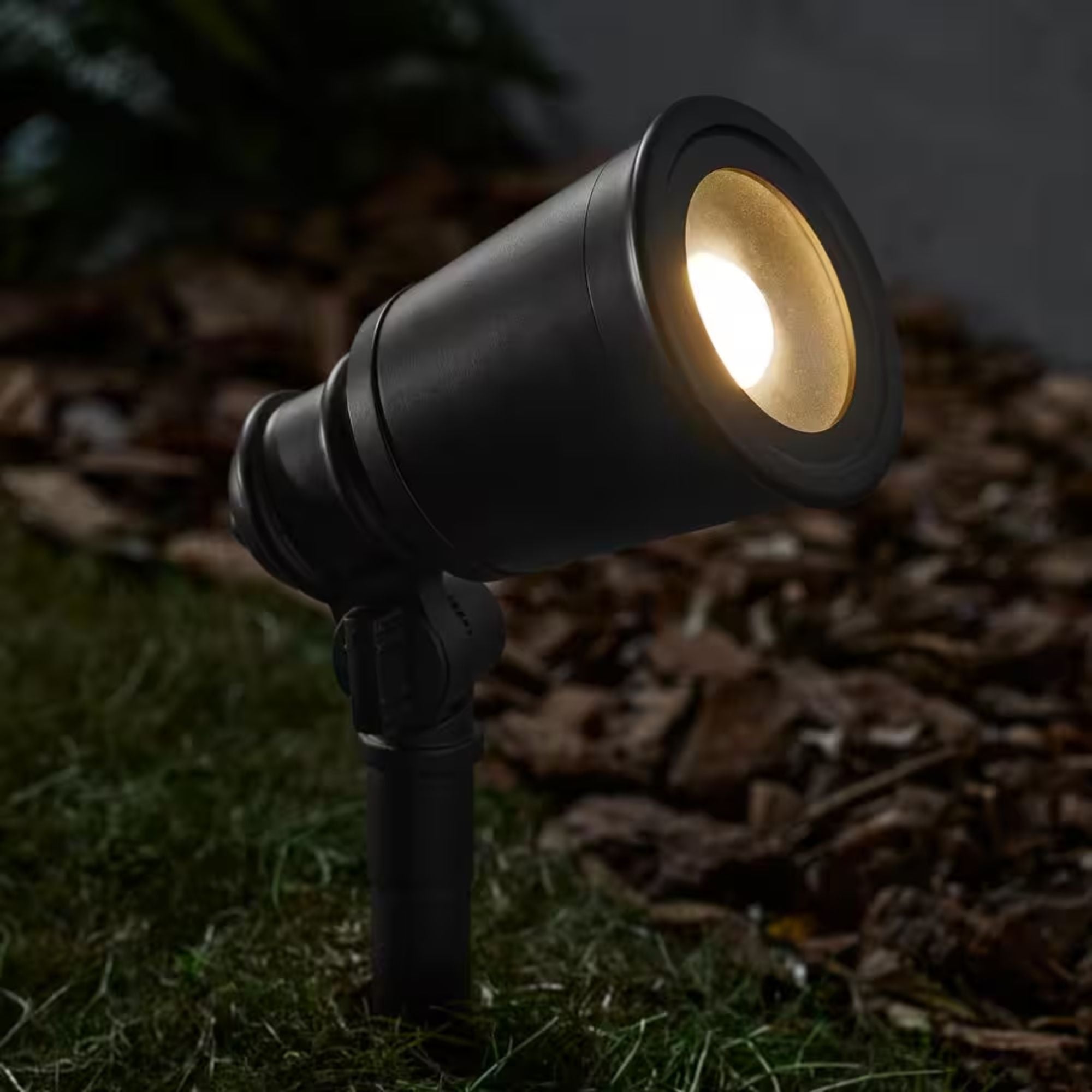 Hampton Bay Cann River 420 Lumen Low Voltage LED Outdoor Spotlight – Black
