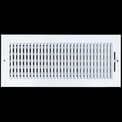 Handua 16x6 Steel Air Supply Diffuser, 1-Way Register Vent Cover Grill for Sidewall and Ceiling, White – Outer Dimensions 17.75" x 7.75"
