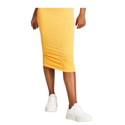 And Now This Women's Plus Size Sleeveless Seamless Bodycon Dress – Orange, Size - XS