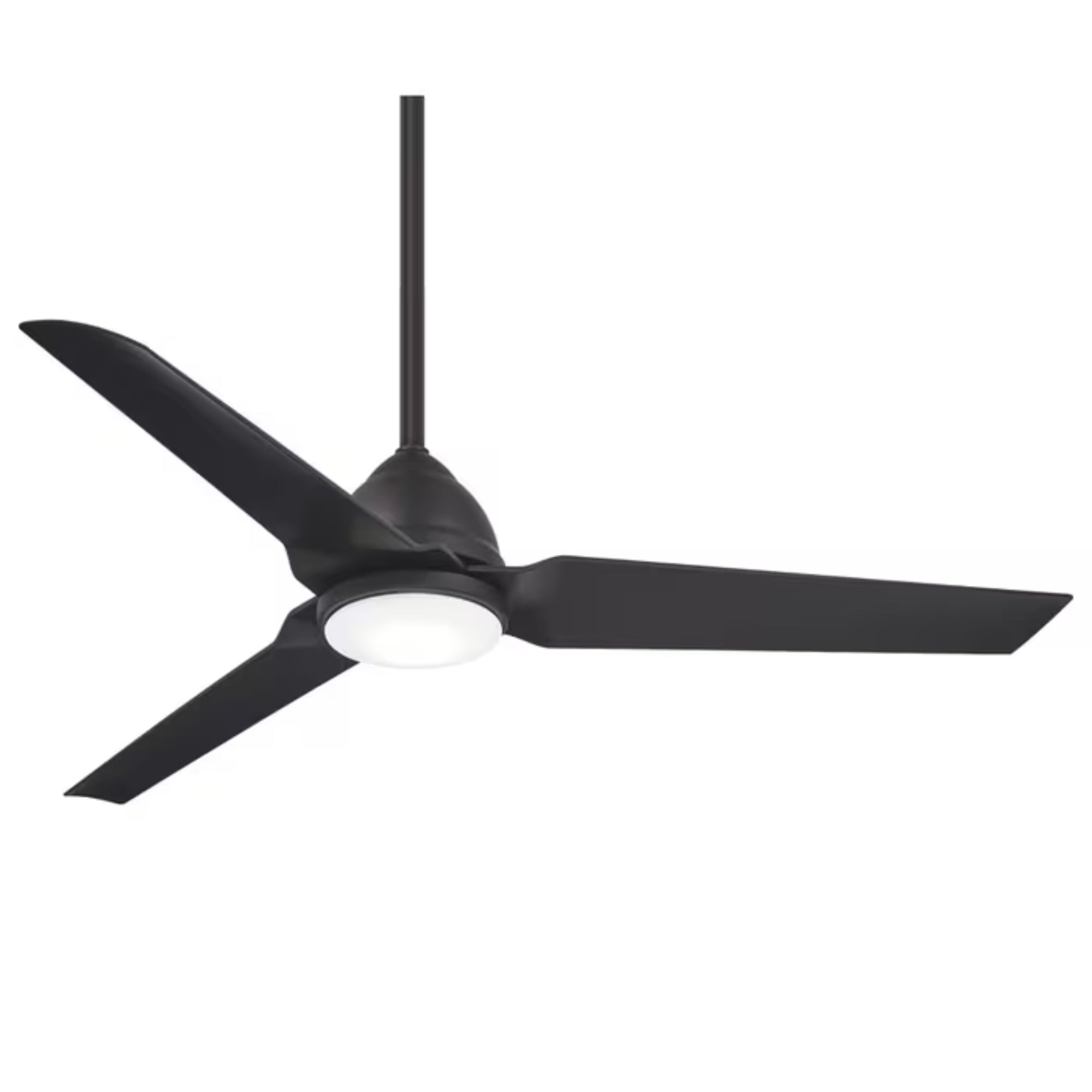 Minka-Aire Java 54" 3-Blade Ceiling Fan – Coal Finish with Etched Opal Glass (F753L-CL)