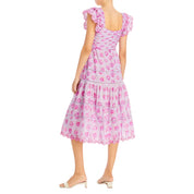 LoveShackFancy Harlyn Dress Lilac Fusion - Size 4