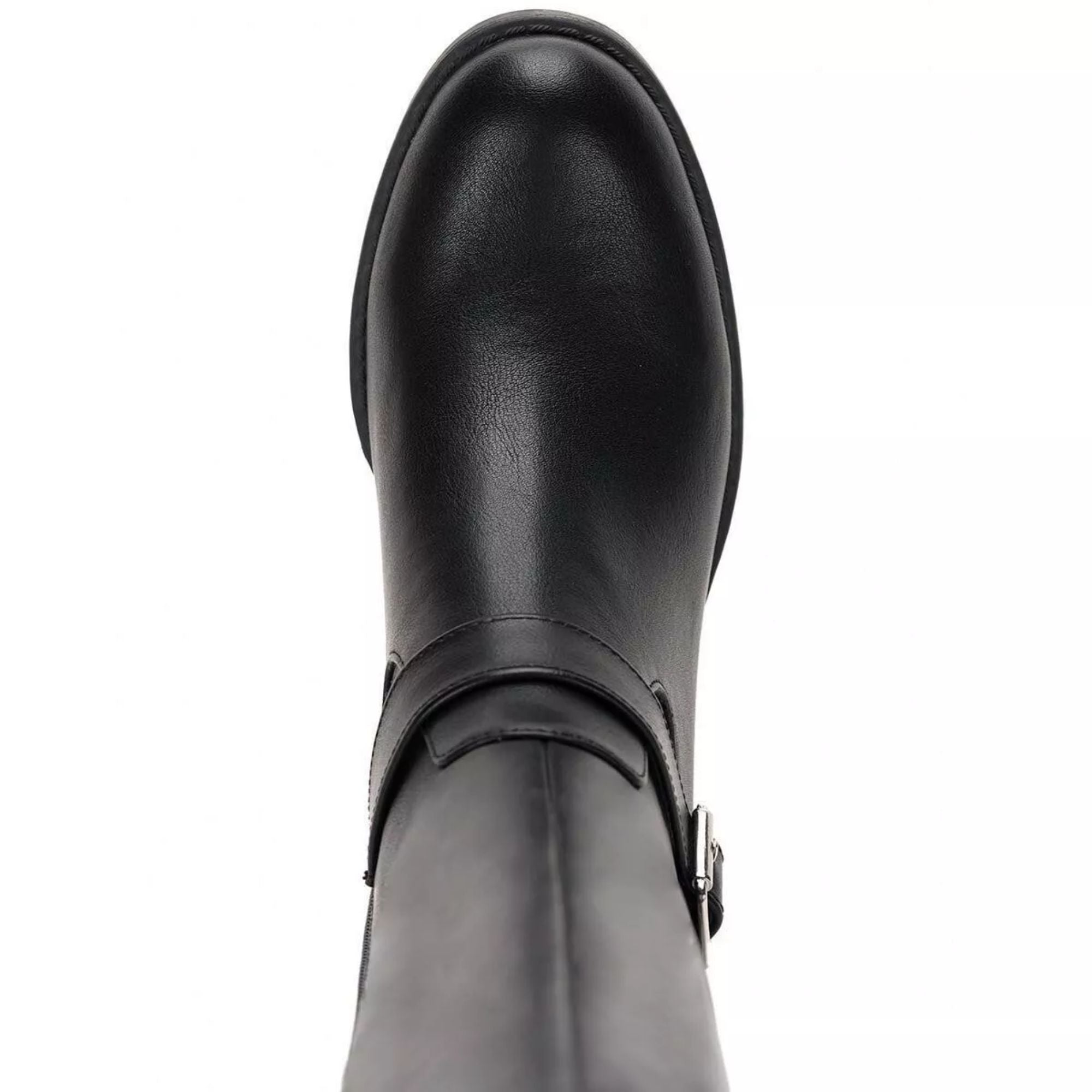 Sun + Stone Women's Anyaa Over-the-Knee Boots – Black Micro, Size 6.5M