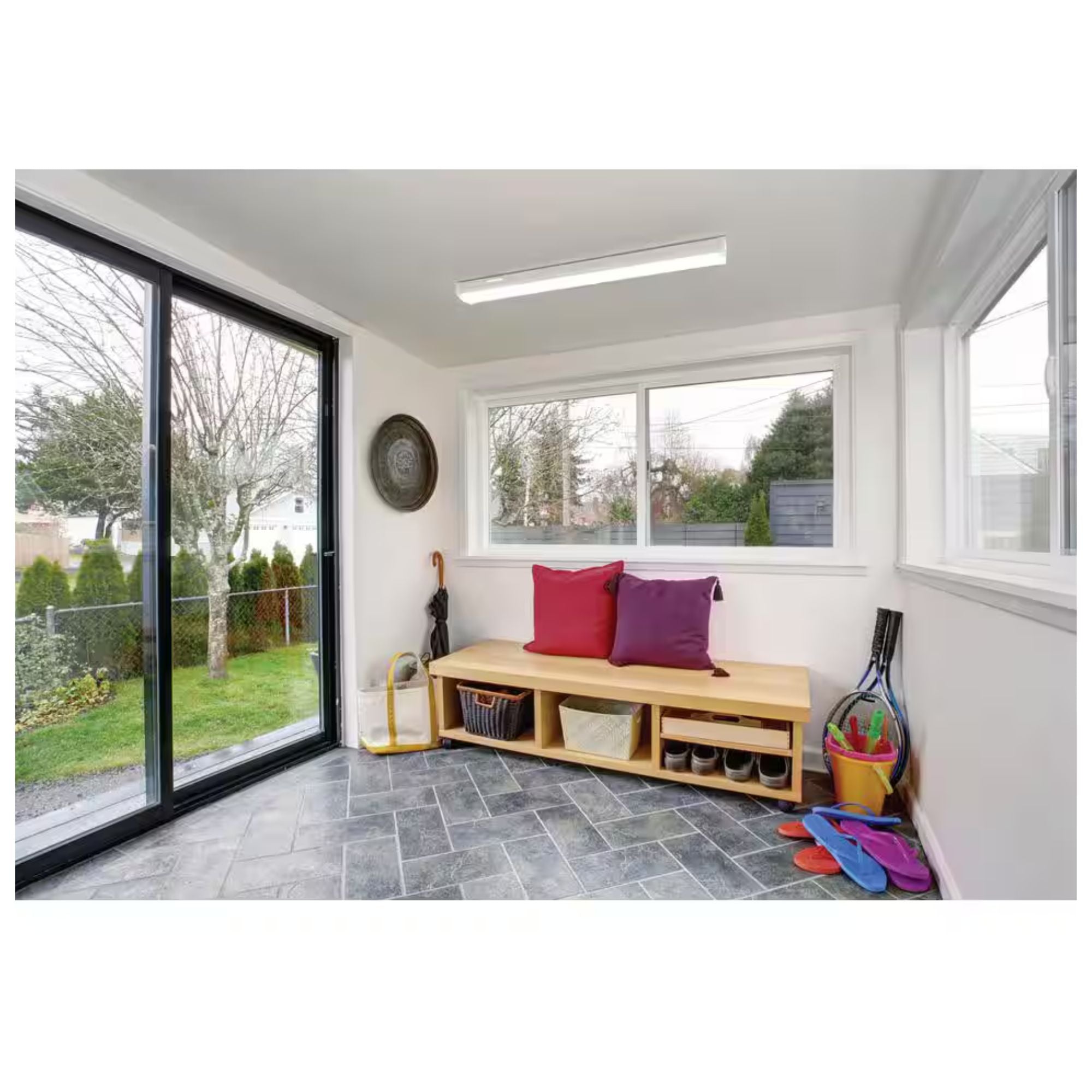 Lithonia Lighting 4 Ft. Integrated LED Wraparound Light Fixture