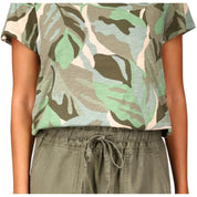 Sanctuary Perfect Tee Camo Crew Neck Shirt - Size XS
