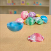 Large Marbleized Poppers – 12 Pack – Assorted Colors – Vinyl Party Toys by Discount School Supply