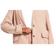 And Now This Women's Plus Size Corduroy Blazer – Almond (Beige), Size - XS
