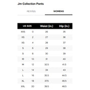 Jm Collection Deep Black Women's Regular and Short Length Curvy-Fit Pants Size - US 10