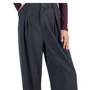 And Now This Women's Pleated High-Rise Wide-Leg Pants – Galaxy Night, Size - Medium