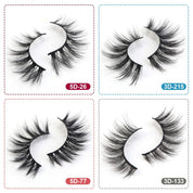 MAGEFY Eyelashes 12 Pairs – Style 3D215 Faux Mink Lashes, Natural Look, Handmade & Reusable