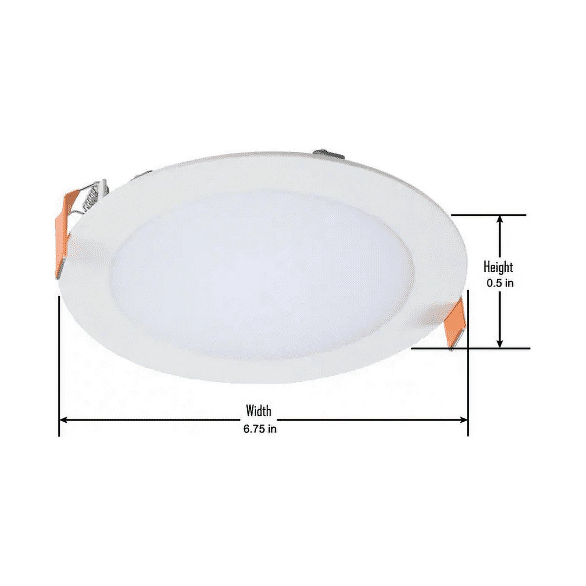 Halo HLBSL 6 in. Color Selectable (2700K-3500K) New Construction or Remodel Canless Recessed Integrated LED Kit