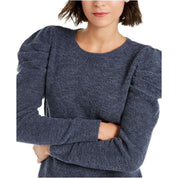 INC International Concepts Blue Inkberry Puff Sleeve Pullover Sweater - Size 2XL