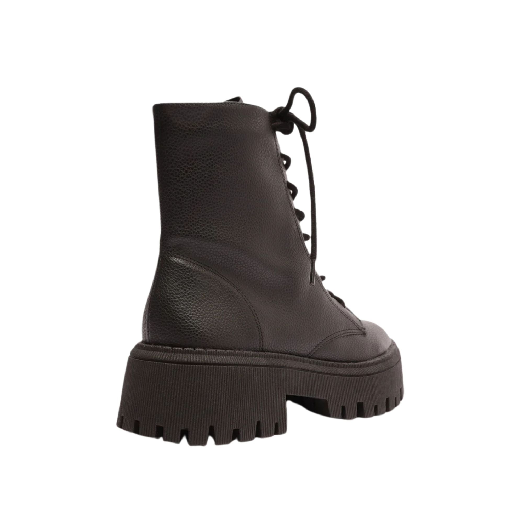 Arezzo Women's Maya Lug Sole Tractor Booties – Black, Size 6.5M