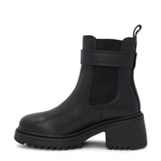 Steve Madden Gates Women's Black Leather Boots – Size 8.5M