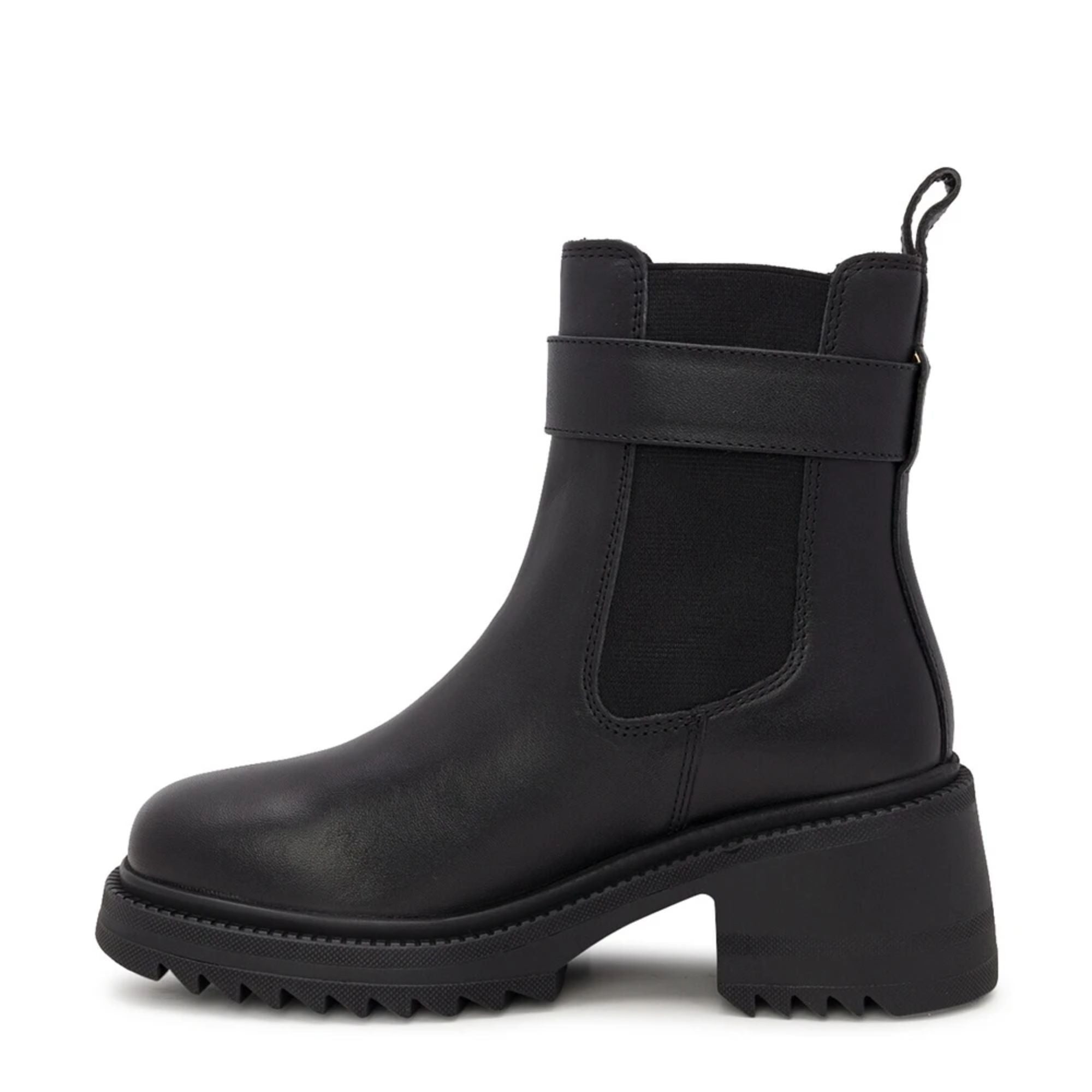 Steve Madden Gates Women's Black Leather Boots – Size 8.5M