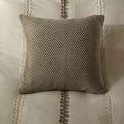 Madison Park Signature Chateau Queen Comforter Set in Linen - Olliix