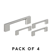 Miseno Mariposa 3-3/4" (96mm) Cabinet Pull – Chrome – Pack of 4