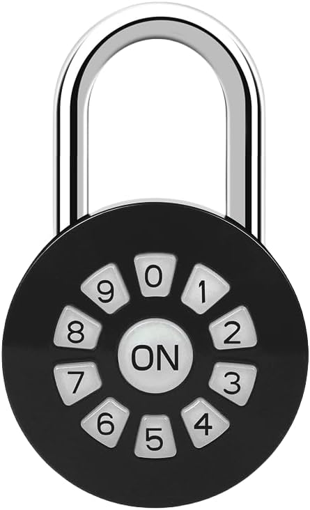 Decruil Digital Padlock with Code – Weatherproof Combination Lock for Outdoor Gate, Fence, Locker, or Smart Home Use