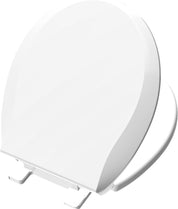Soft Close Round Toilet Seat 16.5" – Slow Close, No Slam Lid with Quick Release, Ergonomic Design, Easy to Clean