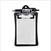Clipco Mini Clipboard with Magnetic Back – Includes Paper Pad and Pen (2-Pack, Black)