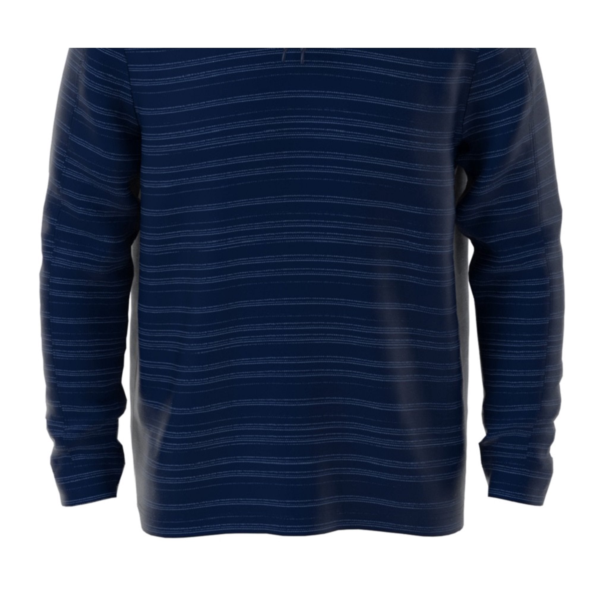 PGA Tour Men's Striped Long Sleeve Sweatshirt Hoodie Moisture Wicking, Blue - 2XL