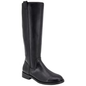 Josephine Women's Faux Leather Riding Knee-High Boots – Black, Size 5M