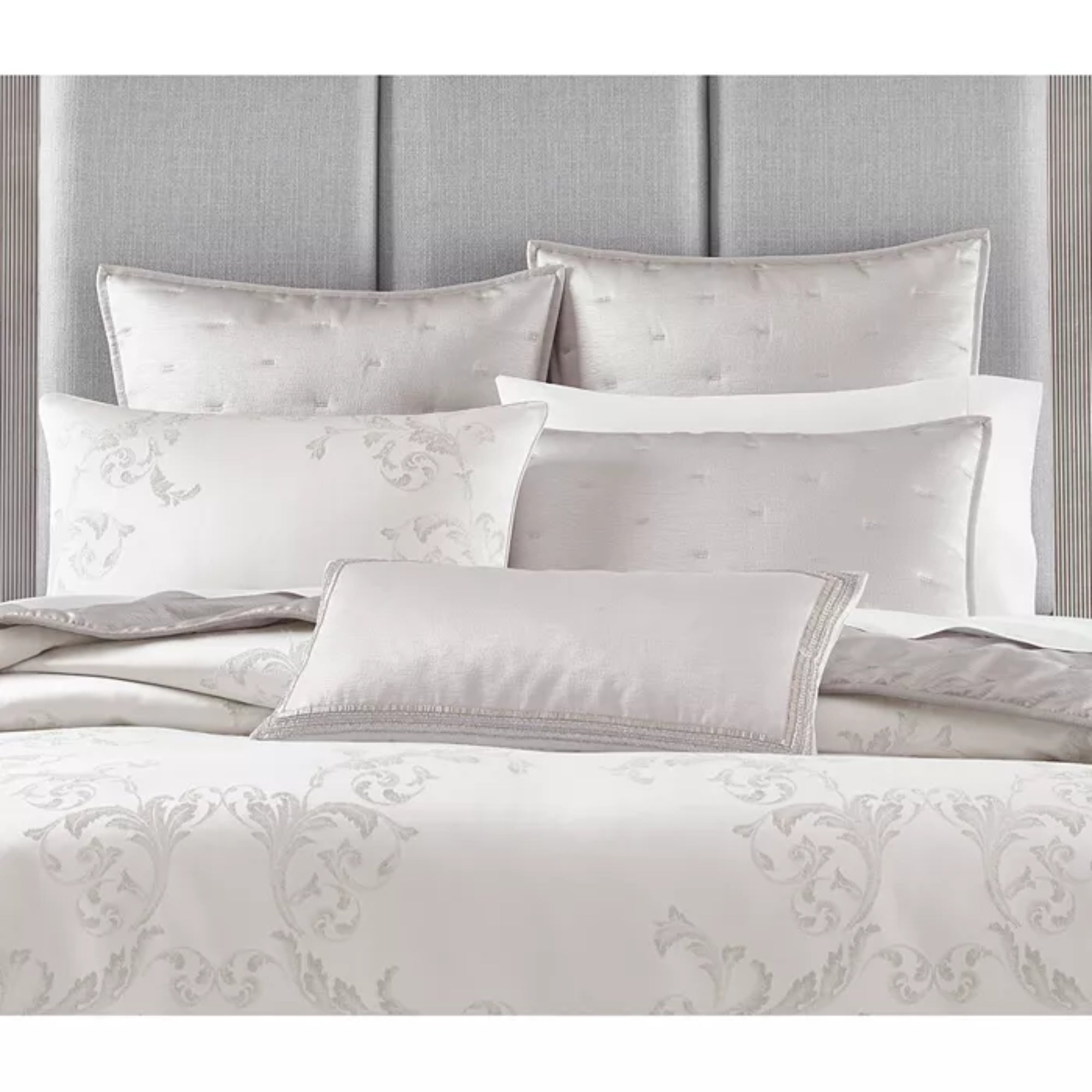 Hotel Collection Frosted Scroll Euro Pillow Sham 26" x 26"