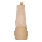 Madden Girl Women's Trust Faux Suede Lug Sole Chelsea Boots – Dark Taupe, Size 9 M