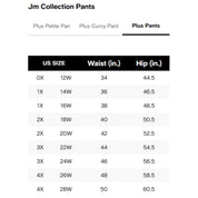 JM Collection Plus Size Gauze Drawstring Pants – Lilac Sky, Size - 2X