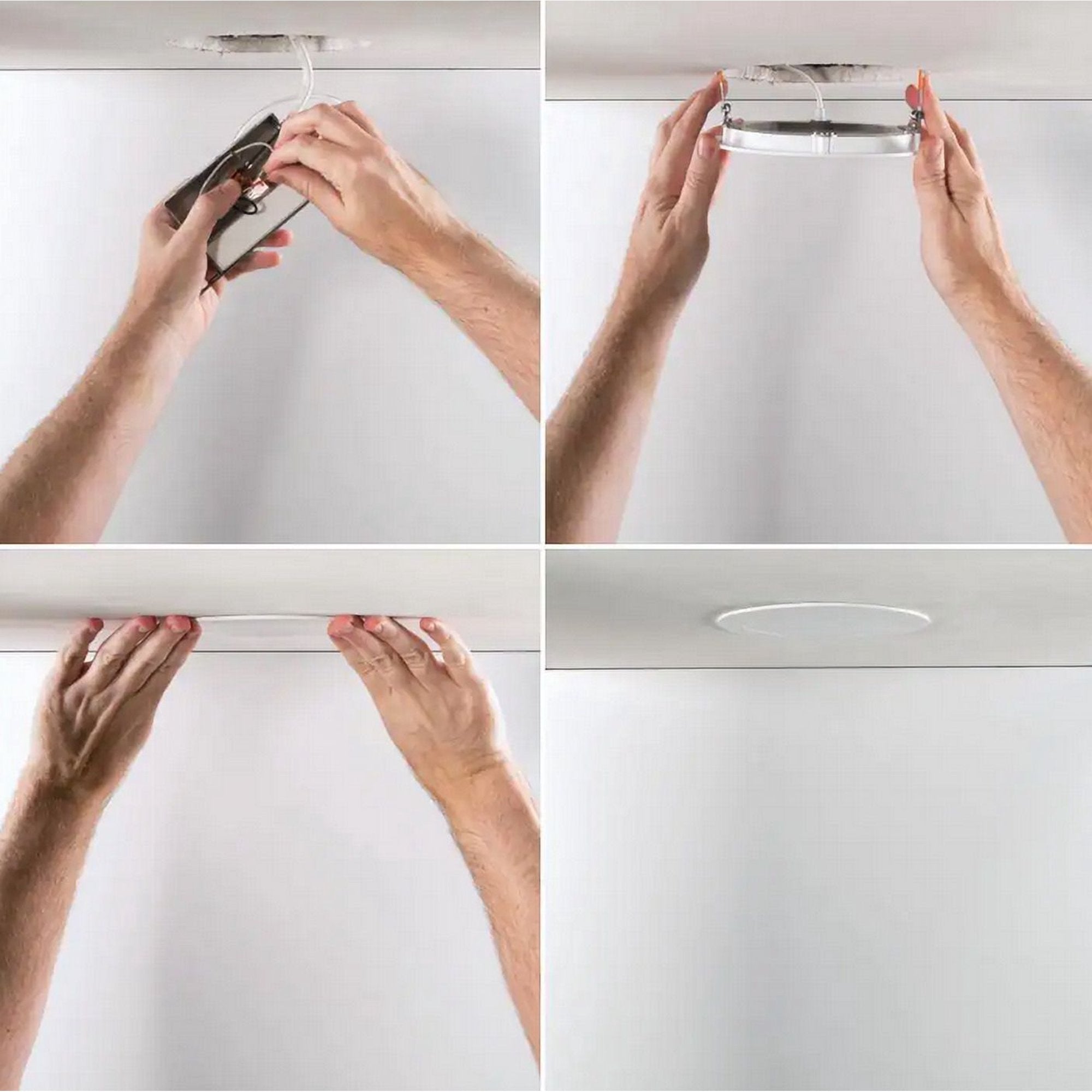 Halo HLBSL 6 in. Color Selectable (2700K-3500K) New Construction or Remodel Canless Recessed Integrated LED Kit