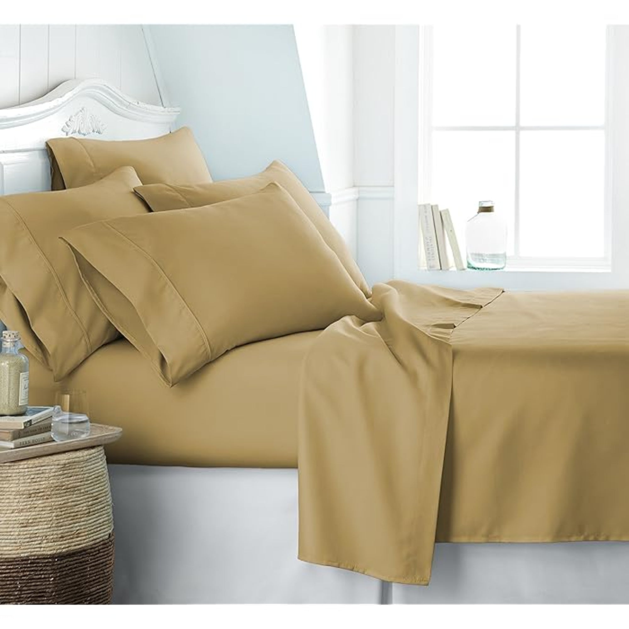 Vibrant Colors Ultra Soft Microfiber 6-Piece King Sheet Set