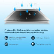 Crystala Filters Refrigerator Water Filter Compatible with Filter A, EDRARXD1, EDRARXD1B (Pack of 2)