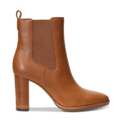 Polo Ralph Lauren Women's Mylah Stretch Ankle Chelsea Boots – Light Beige, Size 10B