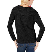INC $89 Womens New Black Crew Neck Long Sleeve Casual Sweater XXL B+B