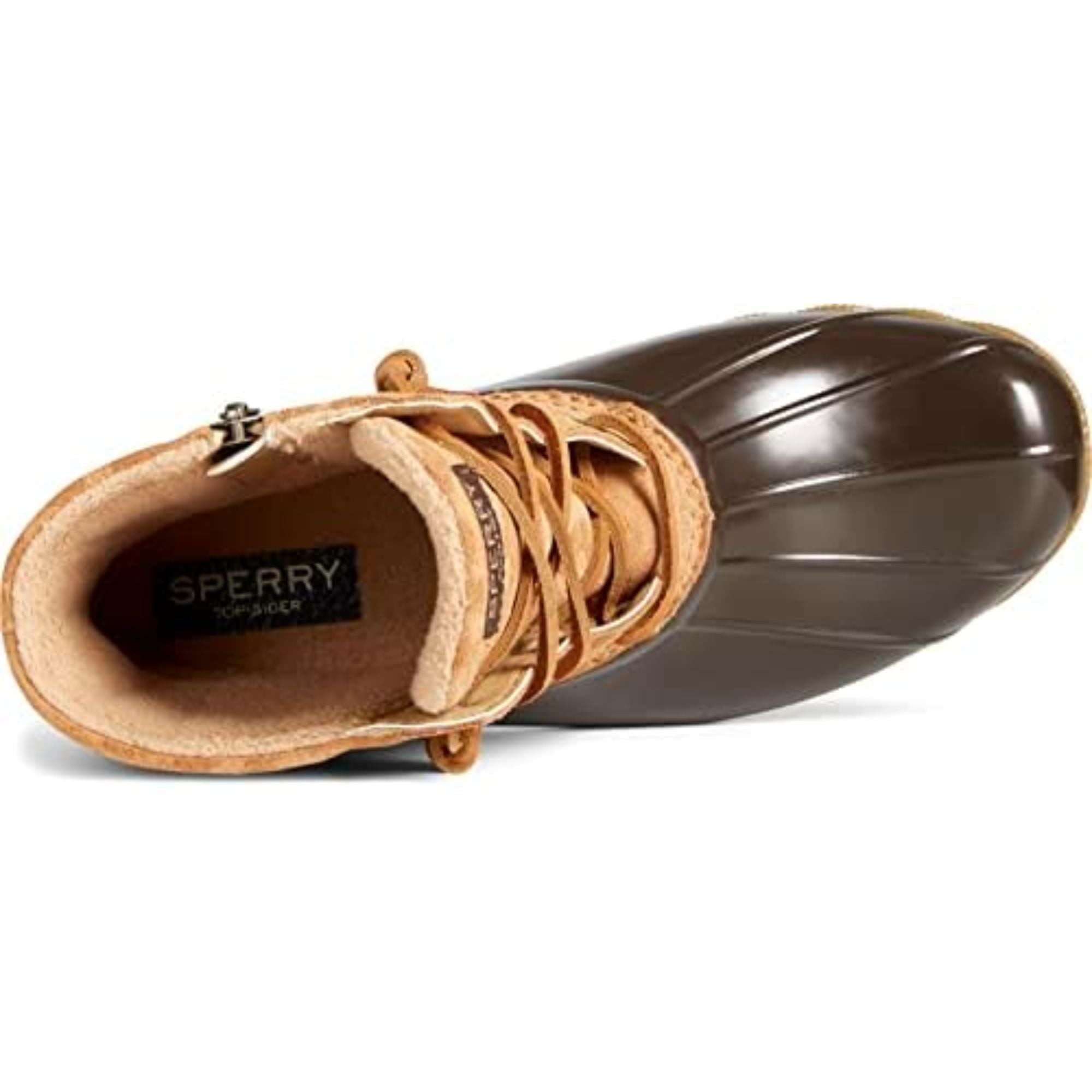 Sperry Women's Saltwater Waterproof Duck Boots – Tan, Size 8M