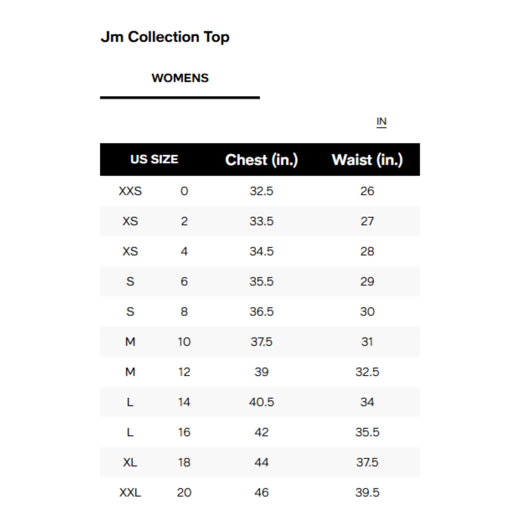 JM Collection Women's Geo-Print Jacquard Swing Top – Seafrost Combo, M