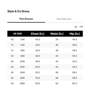 Style & Co Plus Size Printed Flip-Flop Dress - Tulip Coral - Size 4X