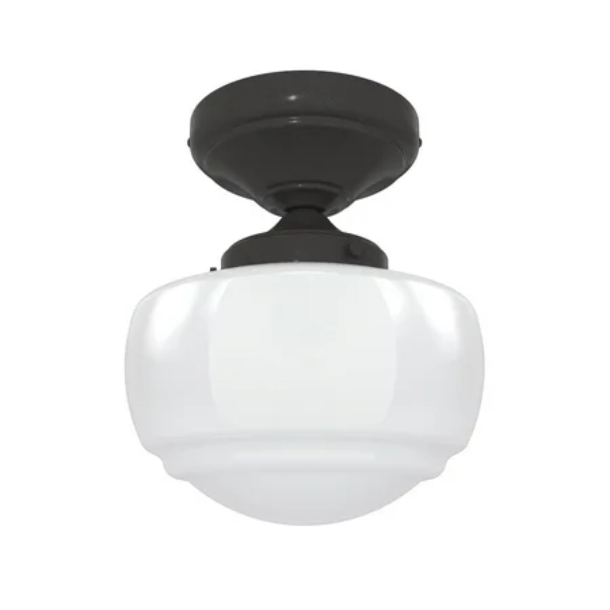 Hunter Saddle Creek Flush Mount Ceiling Light - Noble Bronze