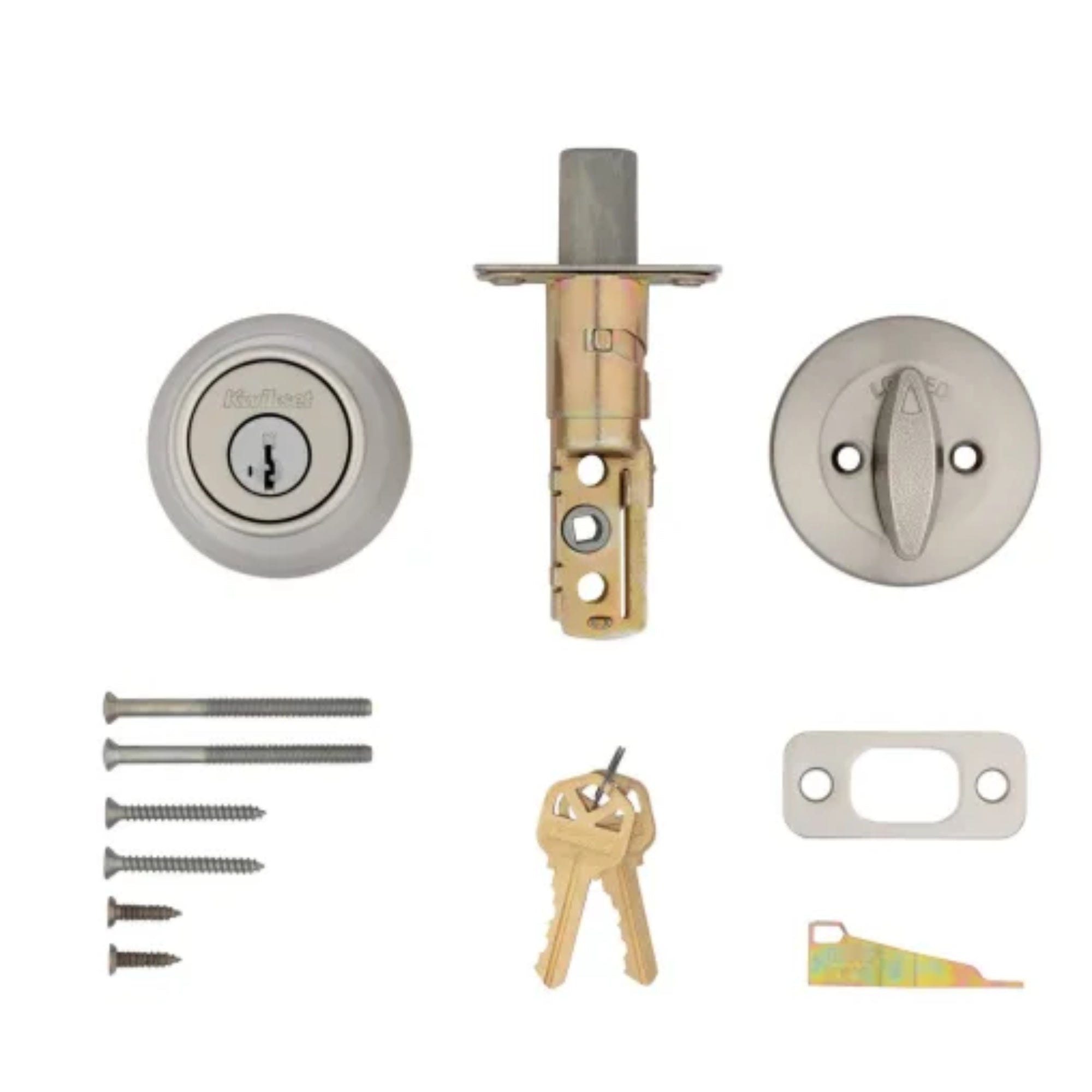 Kwikset 660-S 660 Series Single Cylinder Deadbolt with SmartKey