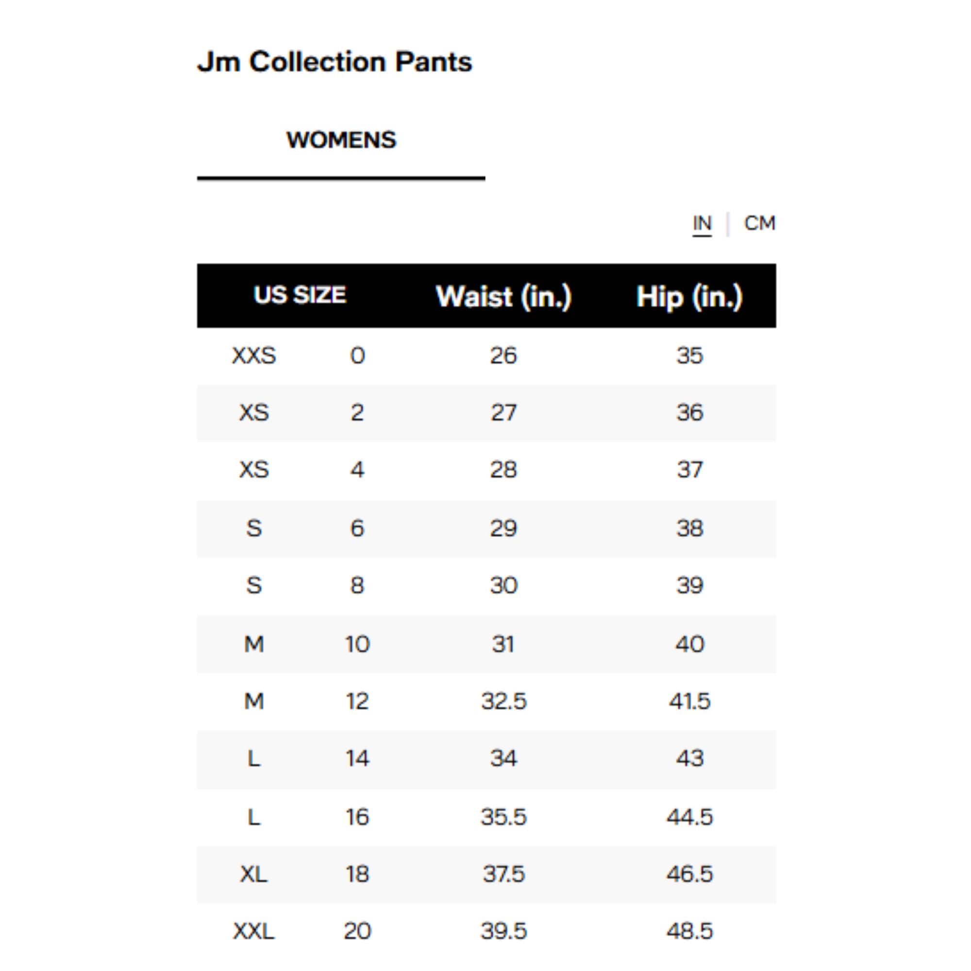 JM Collection Cambridge Woven Pull-On Pants – Dark Rust, Size S