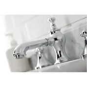Kingston Brass KC7061PL Vintage Widespread Bathroom Faucet - Polished Chrome
