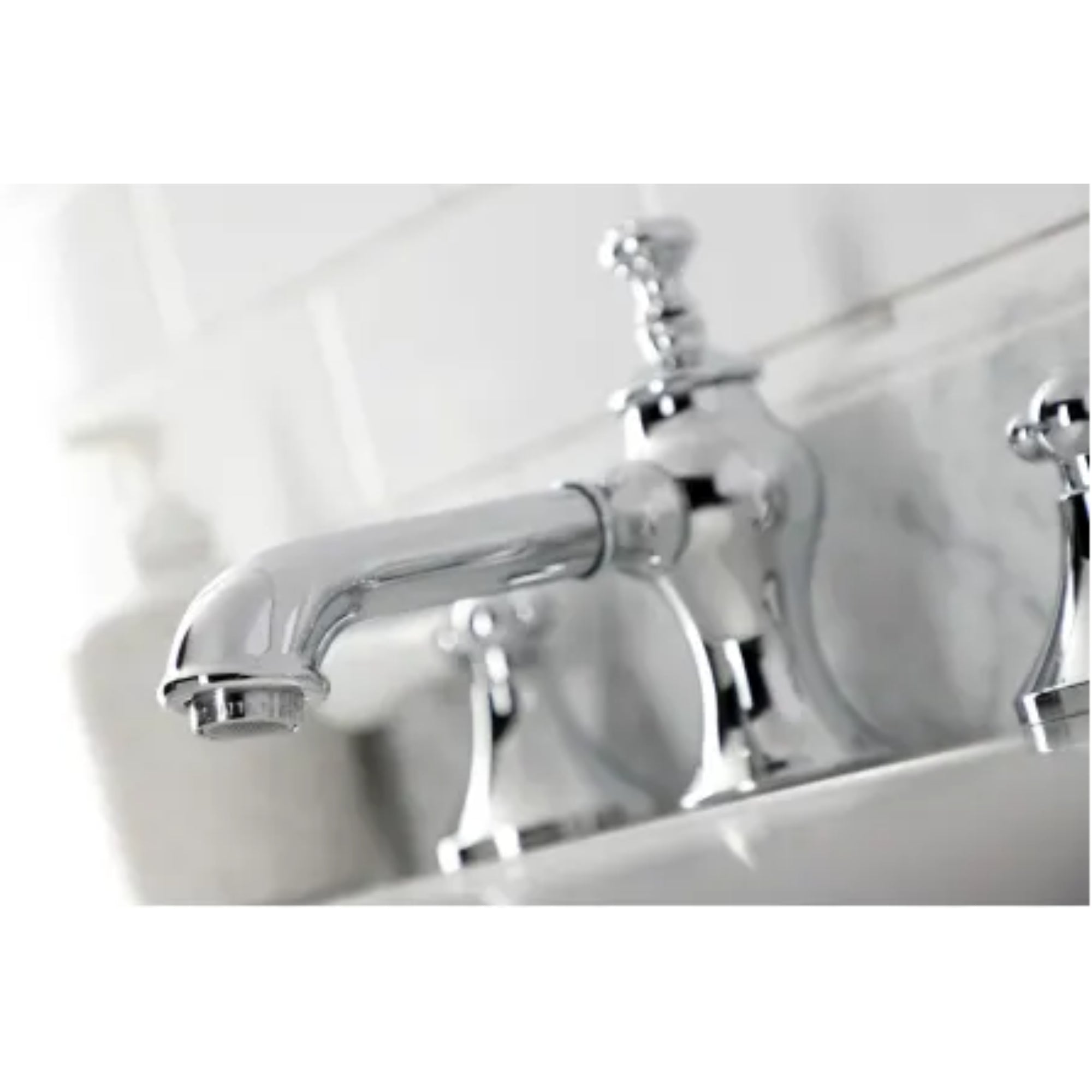Kingston Brass KC7061PL Vintage Widespread Bathroom Faucet - Polished Chrome