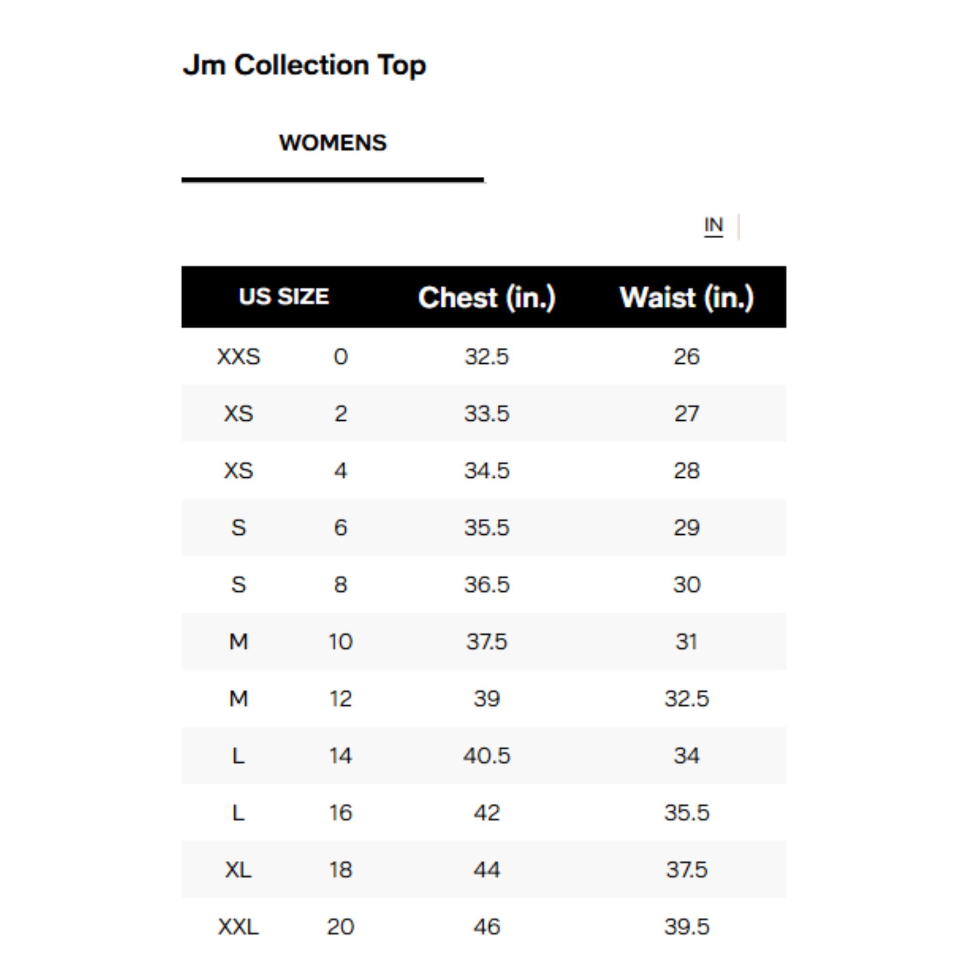 JM Collection Women's Printed Jacquard Swing Top - New Avocado Combo Large