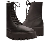 Arezzo Women's Maya Lug Sole Tractor Booties – Black, Size 6.5M