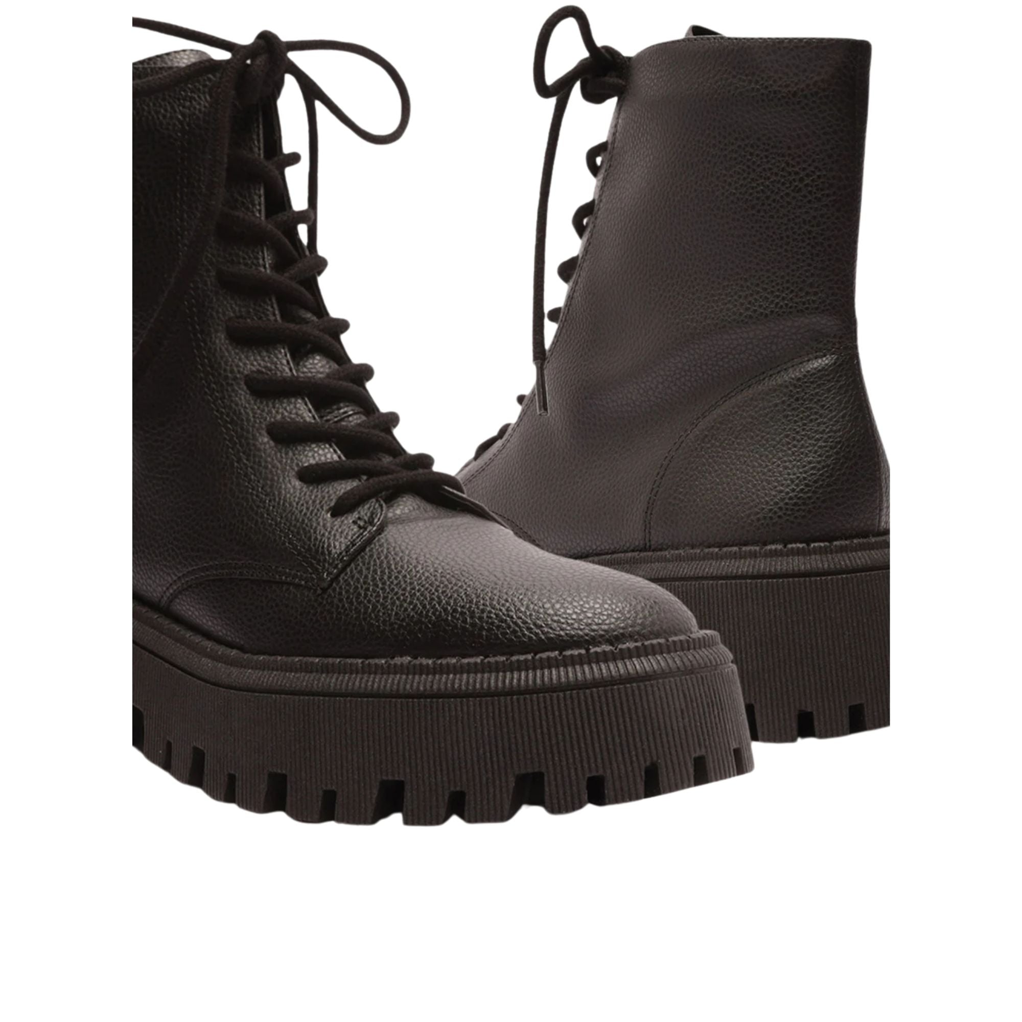 Arezzo Women's Maya Lug Sole Tractor Booties – Black, Size 6.5M