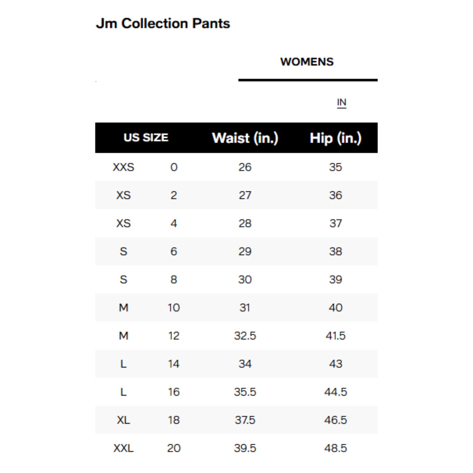 JM Collection Women's Medallion Melody Wide-Leg Satin Pants – Deep Black XL