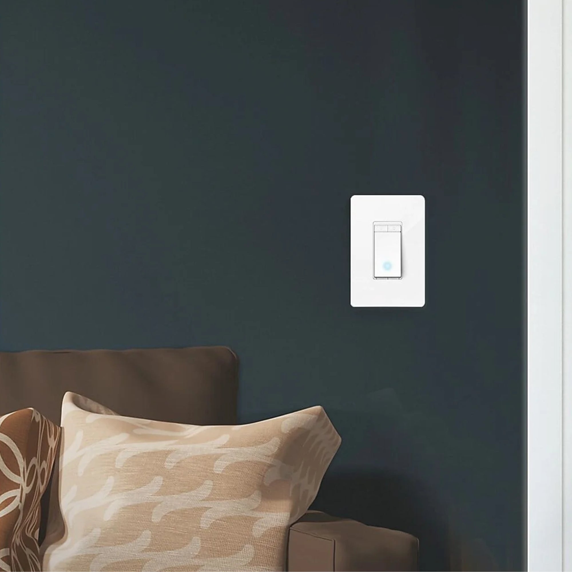 Kasa Smart Dimmer Switch HS220 – Single Pole Wi-Fi Light Switch - White