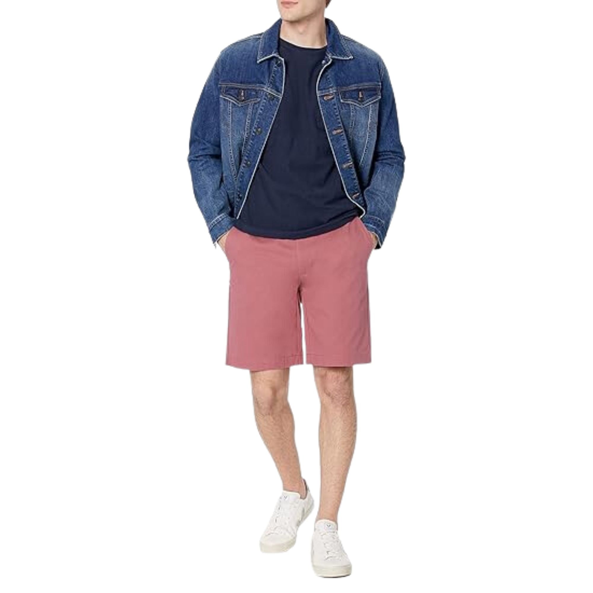 Club Room Men's Regular Fit 9" Shorts with Pockets - Size 38