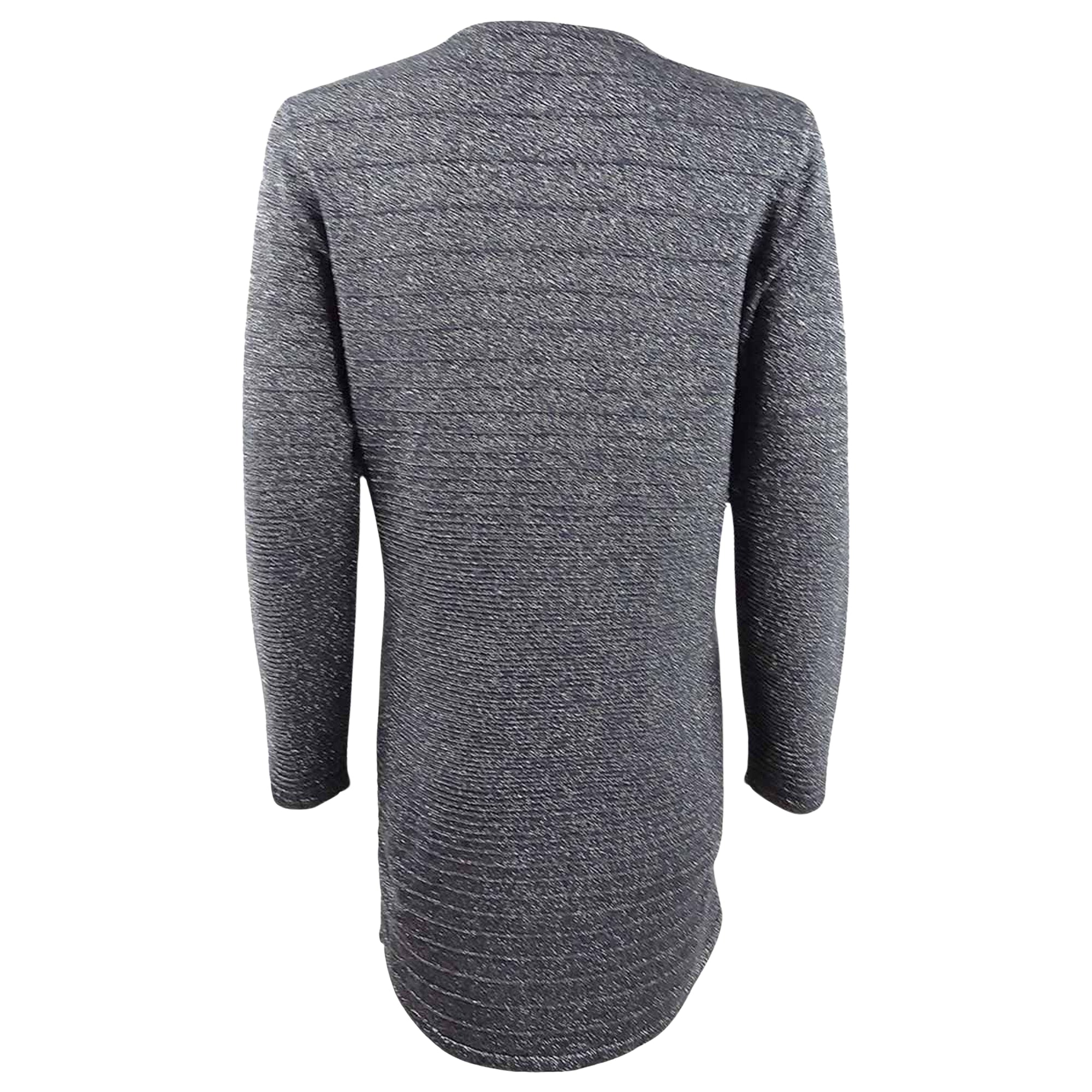 Alfani Womens Gray Glitter Speckle Long Sleeve Open Cardigan Sweater Size M