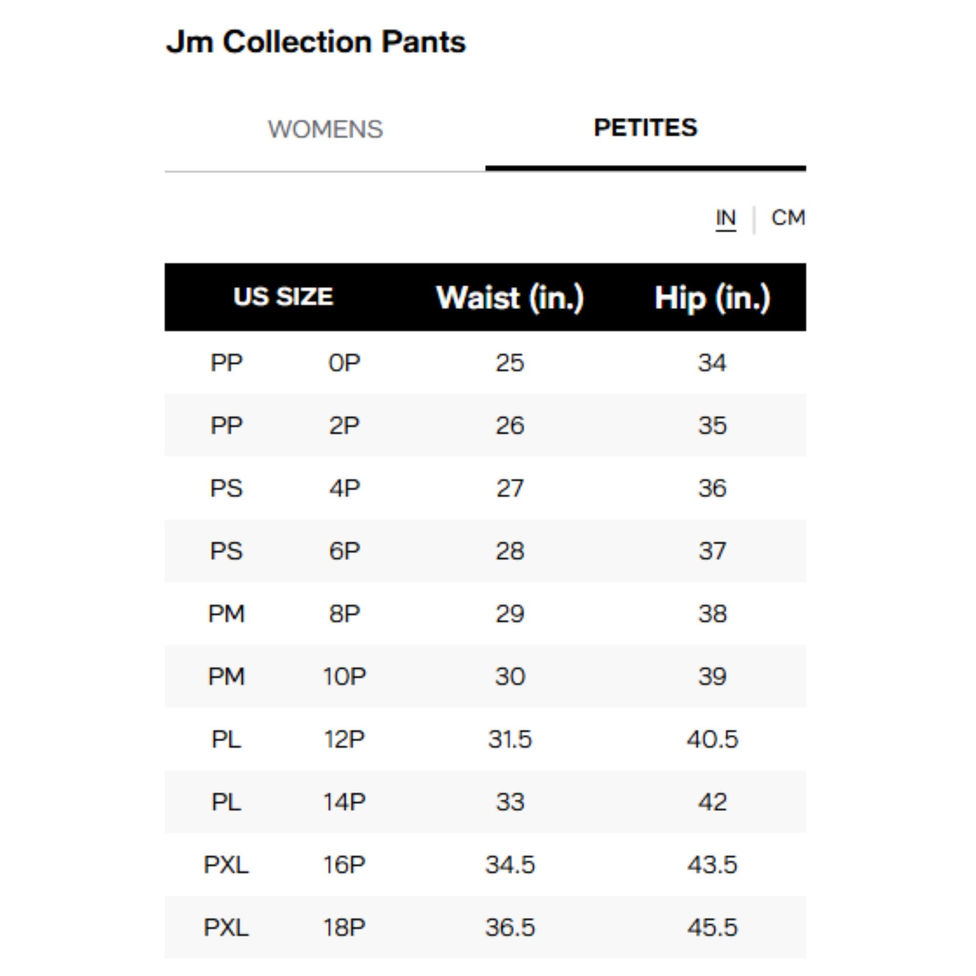 JM Collection Plus Size Tummy Control Pull-On Slim-Leg Pants - Intrepid Blue, 24W Petite